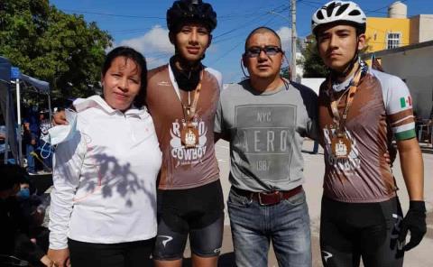 Ciclistas de Huichihuayán presentes en Reto Cowboy
