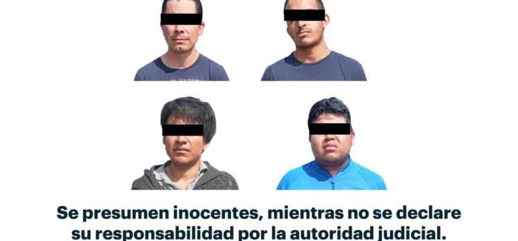 Por presunto narcomenudeo, asegura SSP Hidalgo a cuatro individuos en Mixquiahuala