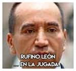 Rufino León…………………………. En la jugada