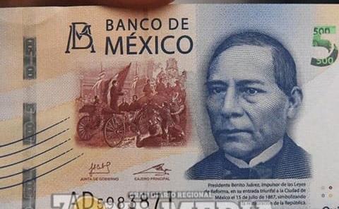 
Circulan billetes falsos de $500
