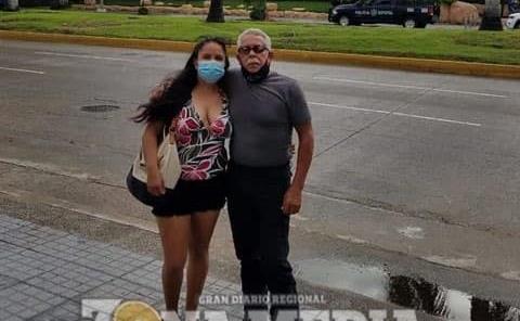 Alejandra y su papá de paseo