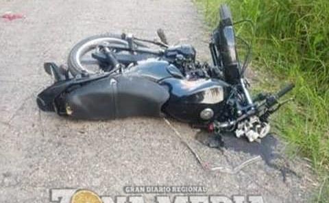 Motociclista accidentado