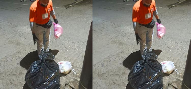Ciudadanía no respeta horario de recolección de basura;  dejan un botadero 