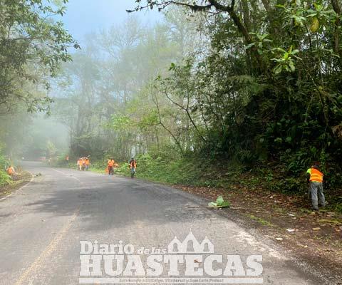 Limpió la carretera México – Tampico