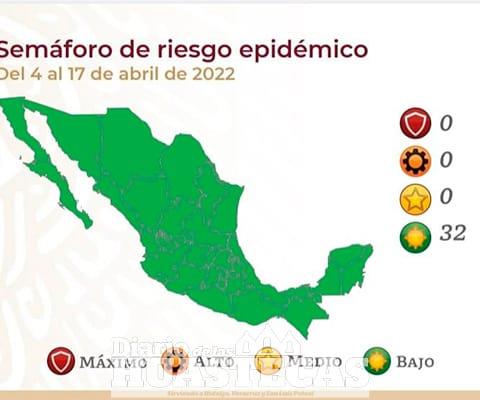 México se queda en semáforo verde