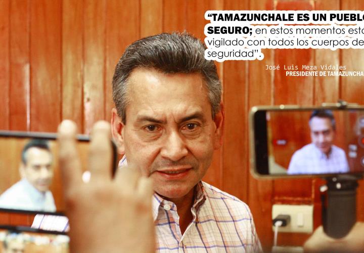 Tamazunchale está vigilado; es un pueblo seguro: Meza Vidales