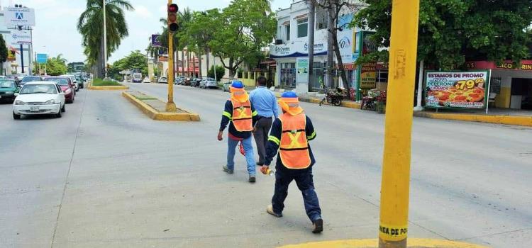 Desaparecen semáforos “reciclados” de Machuca