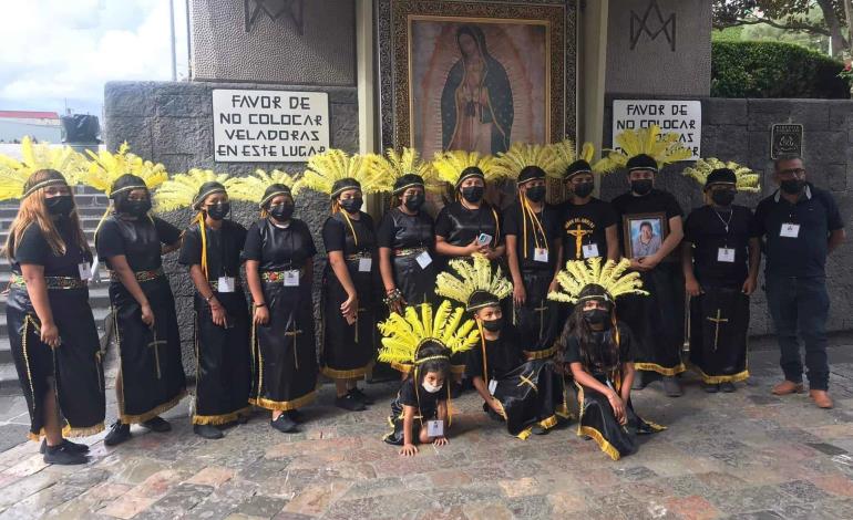 Danzantes acudieron a la Basílica de Guadalupe 