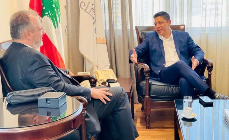 Ministro de Líbano acuerda visita a SLP