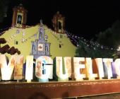 Alcalde develó las letras del barrio San Miguelito