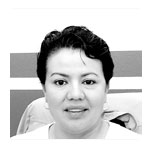 Mireya Vancini Villanueva… Hace labor. 