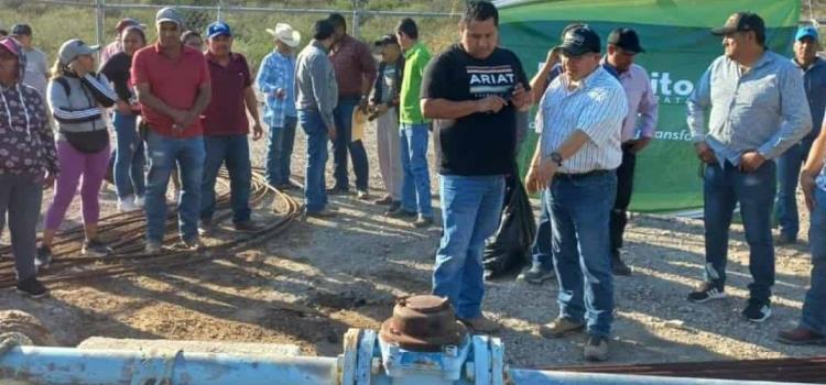 Alcalde de Guadalcázar inició obra hidráulica