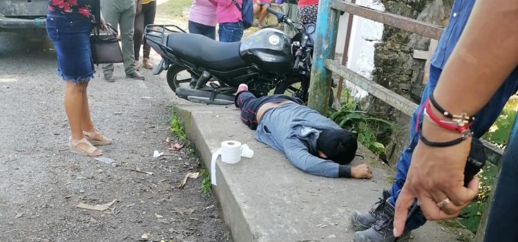 Herido Al Chocar Un Motociclista