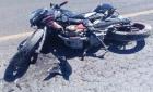 
Motociclista chocó contra vehículo 
