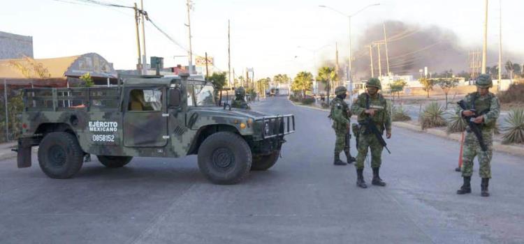 Ejército despliega otro operativo en Culiacán
