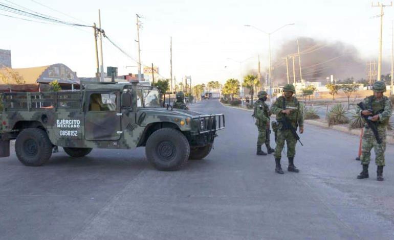 Ejército despliega otro operativo en Culiacán