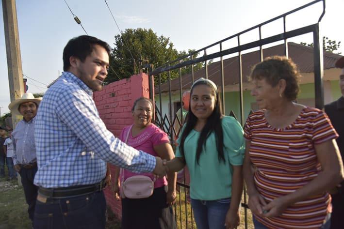 Alcalde inauguró rehabilitación de camino en Pochuco, Tempoal