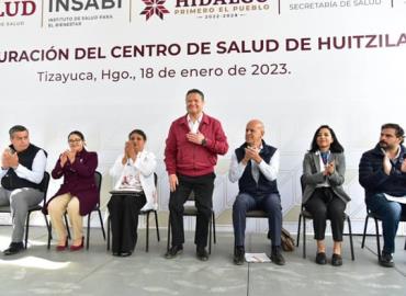 Gobierno de México e Hidalgo favorecen al Sector Salud