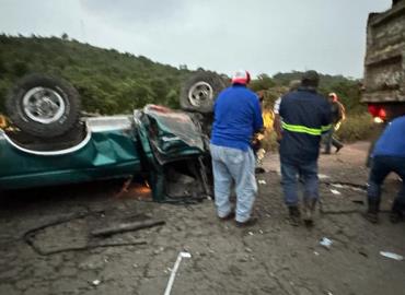 Fatídico accidente dejó un mu3rto en la Álamo - Tihuatlán
