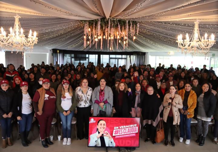 CLAUDIA SHEINBAUM REÚNE LOS ATRIBUTOS PARA LA CONTINUIDAD DE LA 4T, COINCIDEN CIUDADANOS EN ASAMBLEAS EN TODO EL PAÍS