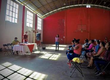 Impartieron taller a comités de salud en Huazalingo