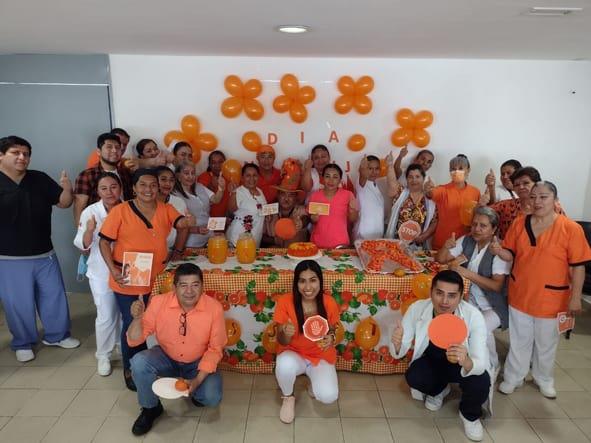 Celebraron el Día Naranja en el ISSSTE