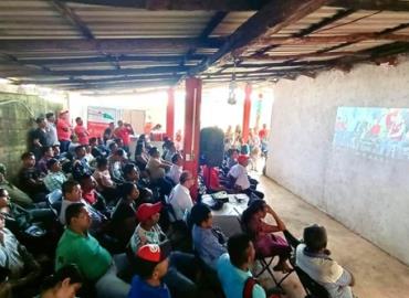 Festejaron el 94° aniversario del PRI en Huazalingo