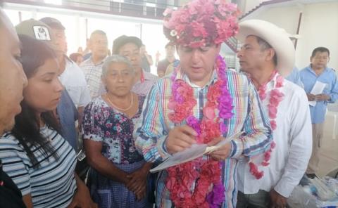 Secretario de SEDAGROH visitó la región Huasteca