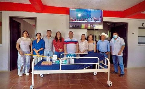 Ayuntamiento equipó Casa de Salud comunitaria en Huazalingo