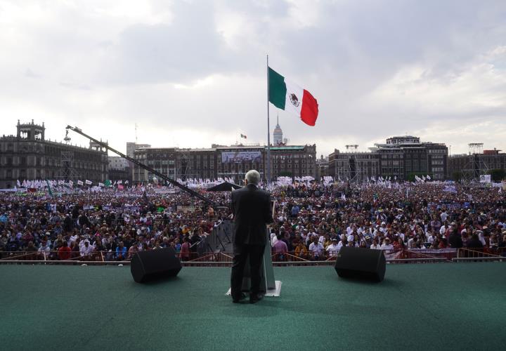 Política de atención al pueblo, resultados positivos en México: AMLO