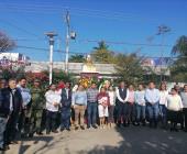 Autoridades Municipales rindieron homenaje a Benito Juárez