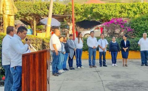 Ayuntamiento de Jaltocán conmemoró el natalicio del Benemérito de las Américas