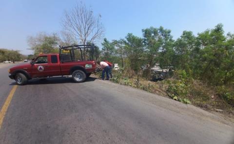 Mujer que viajaba en cuatrimoto cayó al barranco en Cerro Azul
