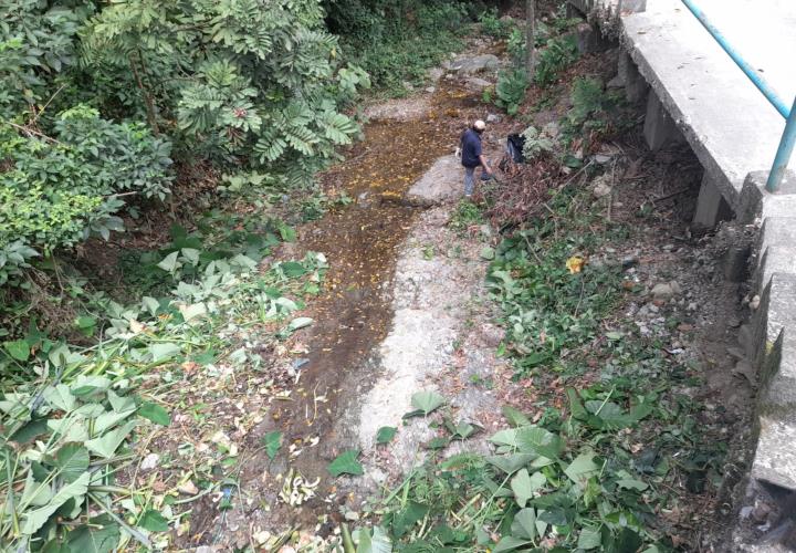 Realizaron vecinos limpieza en el arroyo del Zoyotla 
