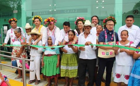Inauguraron Banco del Bienestar en Santa Cruz
