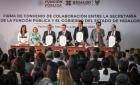 Hidalgo y SFP firman convenio para fortalecer el desempeño institucional