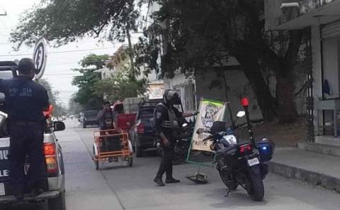 Implementa Policía el "Operativo Barredora"