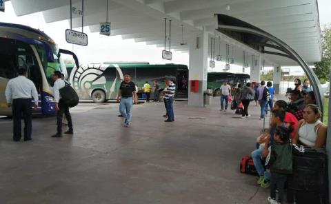 "Nula" vigilancia en la Central de Autobuses