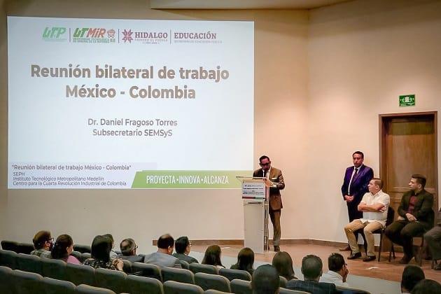 Se fortalece la educación en Hidalgo a través de Reunión Bilateral de trabajo México-Colombia