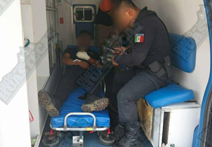 Mujer acuchilló a policía de SFO en Huitzitzilingo