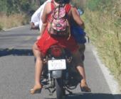 Motociclistas sin cultura vial en la Huasteca