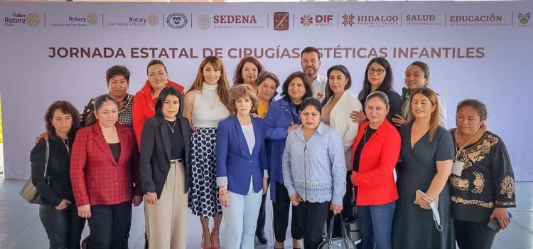 Inicia DIFH jornadas de cirugías estéticas gratuitas para la niñez hidalguense