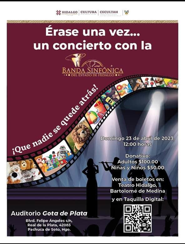 Presenta Banda Sinfónica programa de concierto infantil