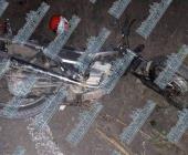 En la México-Tampico: ebrio motociclista se accidentó