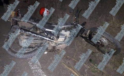 En la México-Tampico: ebrio motociclista se accidentó


