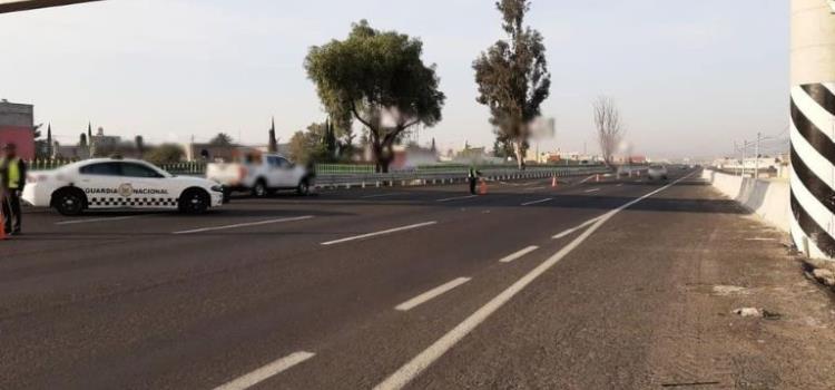 Peatón murió atropellado en la autopista México-Pachuca