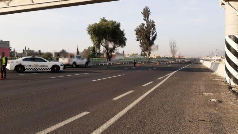 Peatón murió atropellado en la autopista México-Pachuca