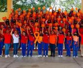 En Atlapexco: conmemoraron el "Día Naranja"