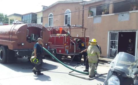 Incendio en la colonia Obrera