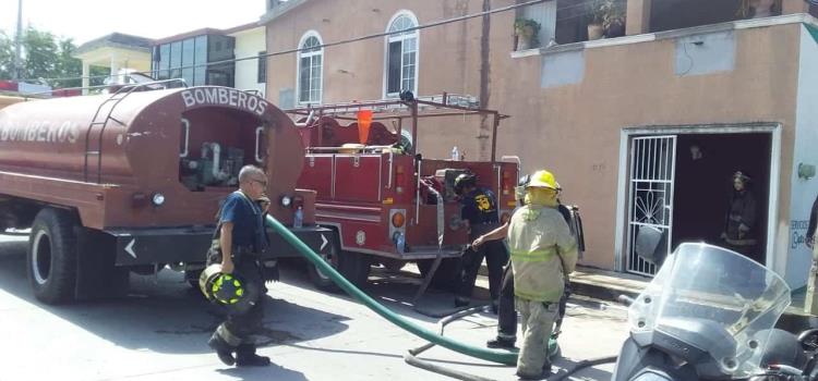 Incendio en la colonia Obrera